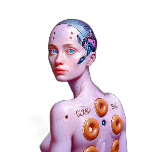 food, robot, jewelry, concept art transparent PNG cut-out