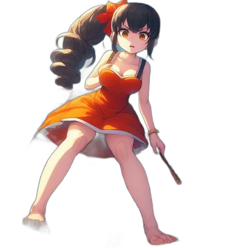 dress, staff, weapon, sword transparent PNG cut-out
