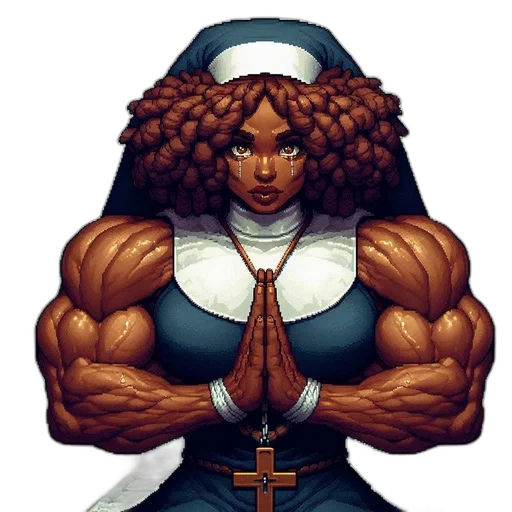 pixel art, comic book art, concept art, fantasy art transparent PNG cut-out