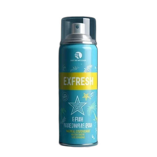 bottle, blue, aerosol, spray transparent PNG cut-out