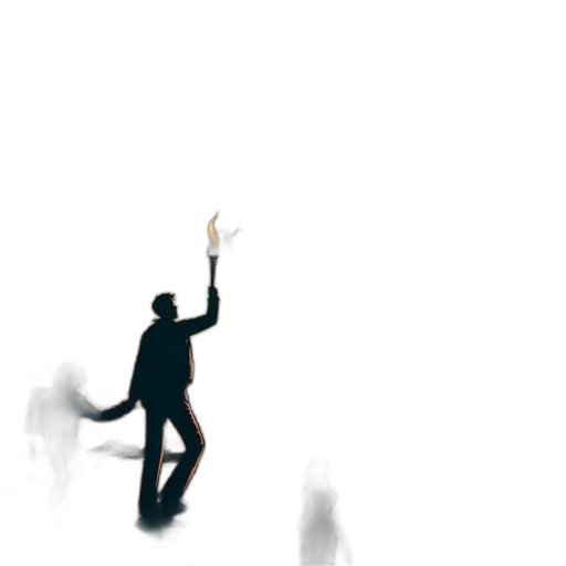 staff, umbrella, weapon, robot transparent PNG cut-out