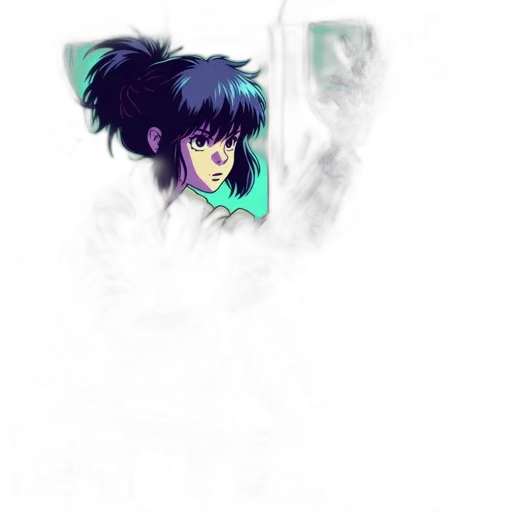 face, robot, staff, weapon transparent PNG cut-out
