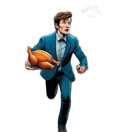 jacket, comic book art, concept art, cartoon transparent PNG cut-out