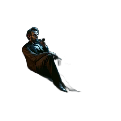shoes, jacket, staff, face transparent PNG cut-out