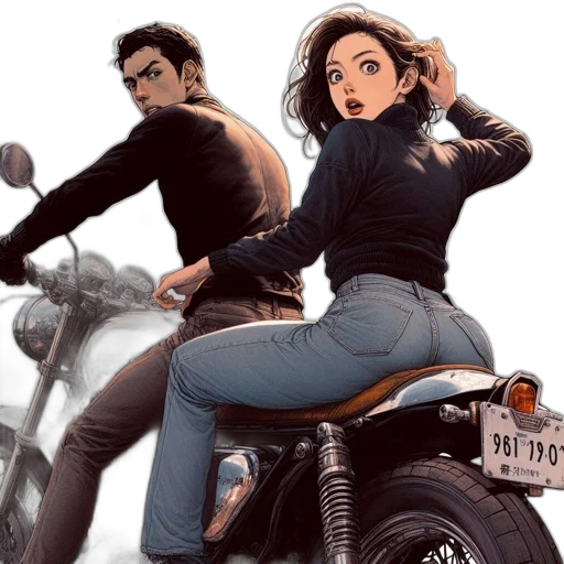 comic book art, concept art, photorealistic, cartoon transparent PNG cut-out