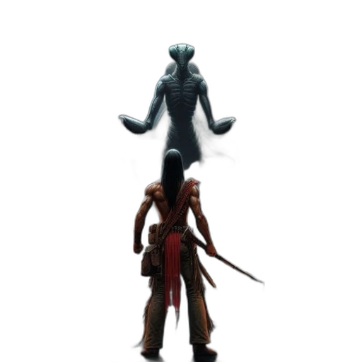 staff, creature, weapon, sword transparent PNG cut-out