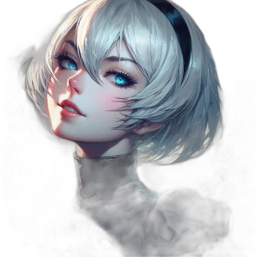 face, mask, robot, creature transparent PNG cut-out