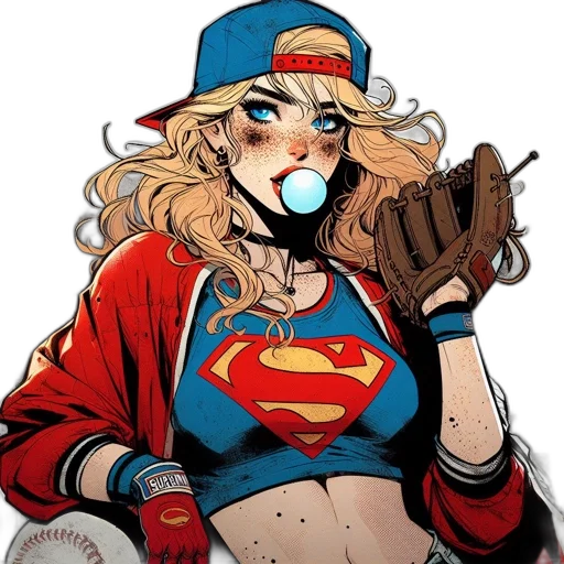 comic book art, cartoon, concept art, anime transparent PNG cut-out