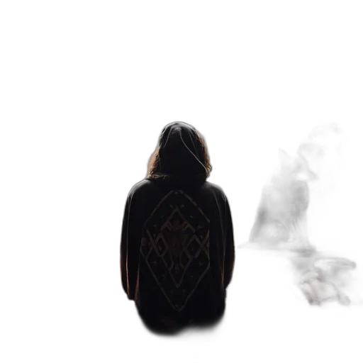 jacket, mask, face, creature transparent PNG cut-out