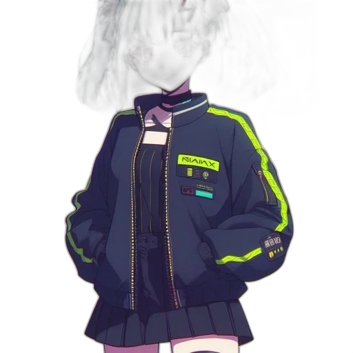 jacket, mask, staff, face transparent PNG cut-out