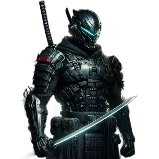 sword, robot, weapon, staff transparent PNG cut-out