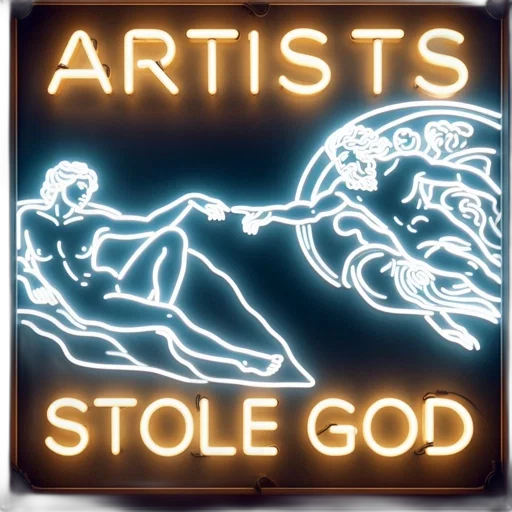 jewelry, vaporwave, fantasy art, neon lights transparent PNG cut-out