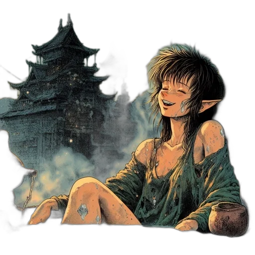 dragon, fantasy art, concept art, comic book art transparent PNG cut-out