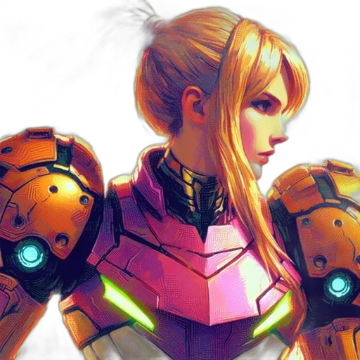 robot, weapon, concept art, cyberpunk transparent PNG cut-out