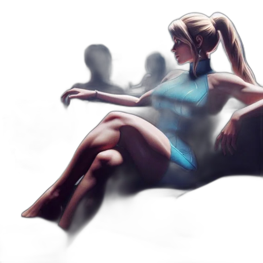 dress, face, robot, creature transparent PNG cut-out