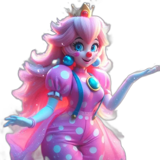 dress, creature, staff, crown transparent PNG cut-out