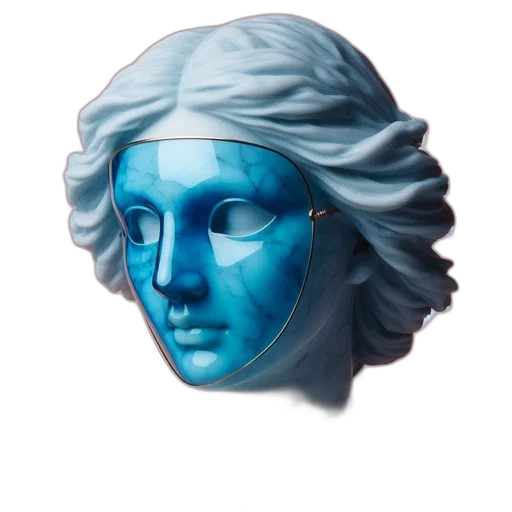 mask, face, crown, jewelry transparent PNG cut-out