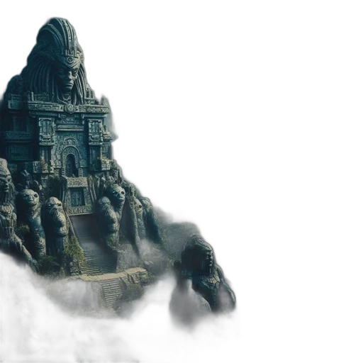 building, dragon, crown, concept art transparent PNG cut-out