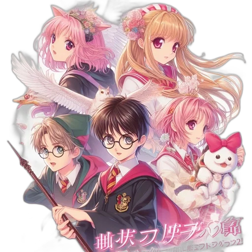 staff, anime, concept art, pixel art transparent PNG cut-out