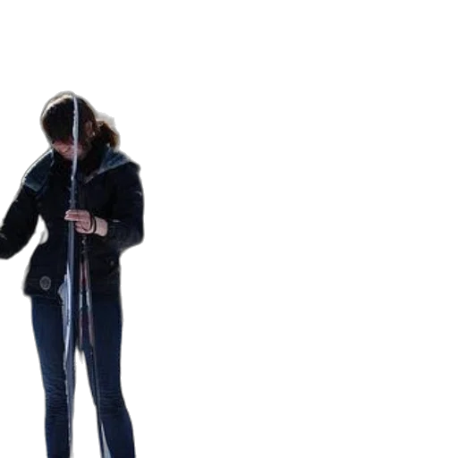 jacket, staff, sword, umbrella transparent PNG cut-out