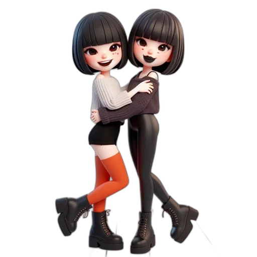 3d render, concept art, cartoon, anime transparent PNG cut-out