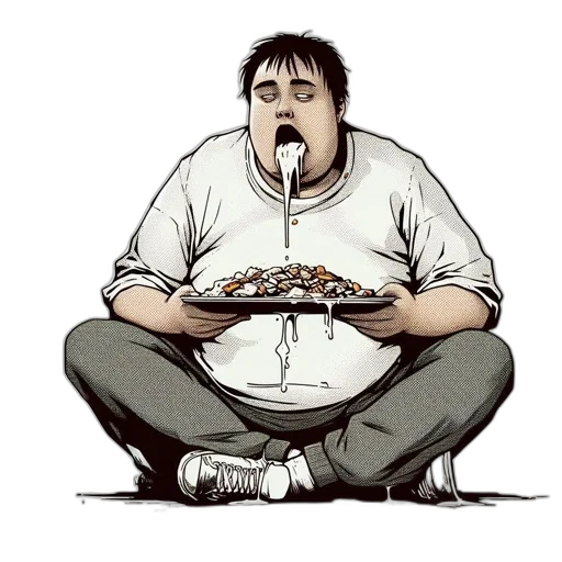 food, robot, animal, comic book art transparent PNG cut-out