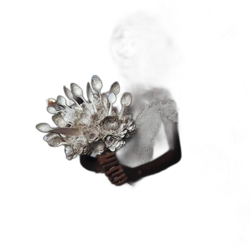 jewelry, crown, flower, staff transparent PNG cut-out