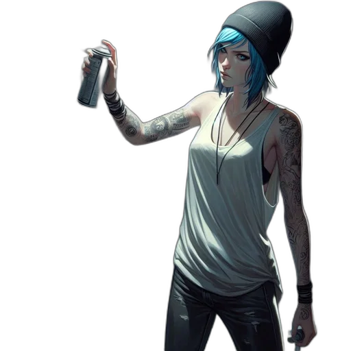 hat, weapon, staff, jacket transparent PNG cut-out