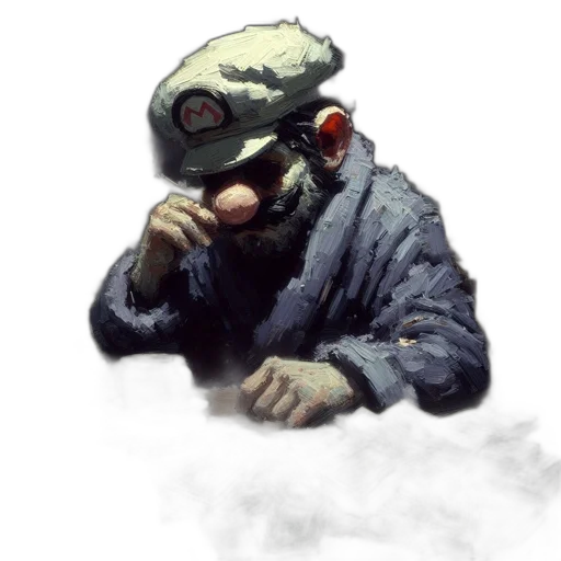hat, staff, mask, weapon transparent PNG cut-out