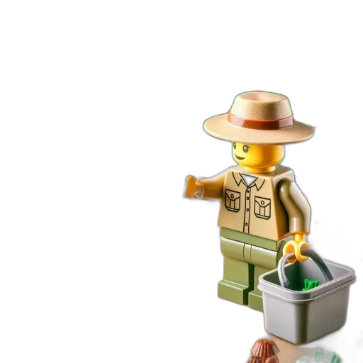 hat, staff, jewelry, robot transparent PNG cut-out
