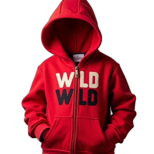 jacket, 3d render, red, shirt transparent PNG cut-out