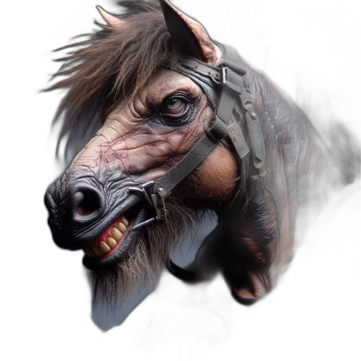 creature, mask, animal, dragon transparent PNG cut-out