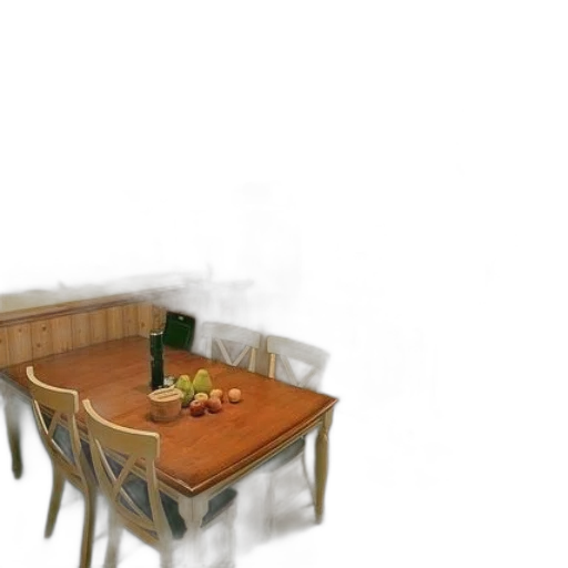 furniture, food, bottle, 3d render transparent PNG cut-out