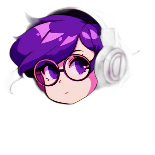 pixel art, vaporwave, anime, cartoon transparent PNG cut-out