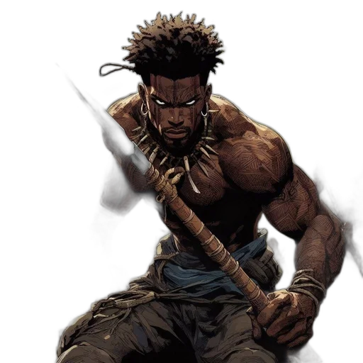 sword, weapon, staff, comic book art transparent PNG cut-out
