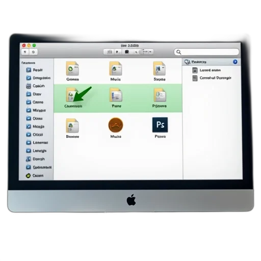 computer, screen, displaying, file transparent PNG cut-out
