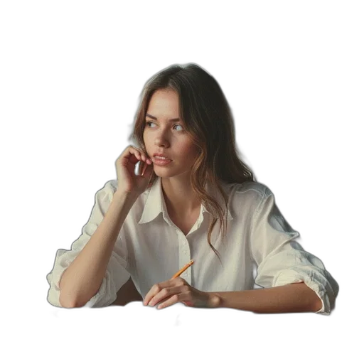 staff, face, jewelry, jacket transparent PNG cut-out