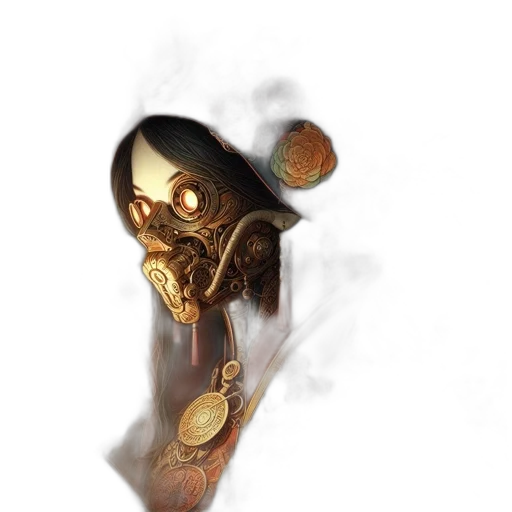 mask, staff, weapon, jewelry transparent PNG cut-out
