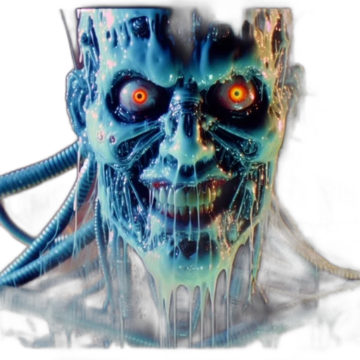 robot, mask, face, creature transparent PNG cut-out