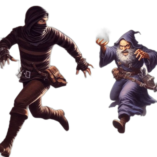 concept art, fantasy art, pixel art, comic book art transparent PNG cut-out