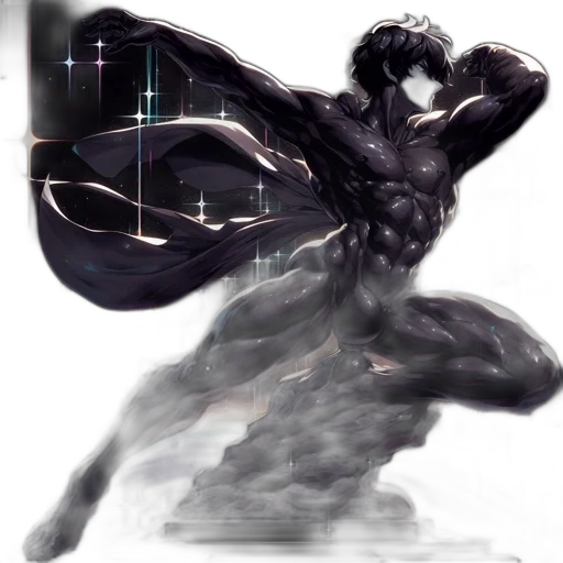 comic book art, concept art, fantasy art, cyberpunk transparent PNG cut-out