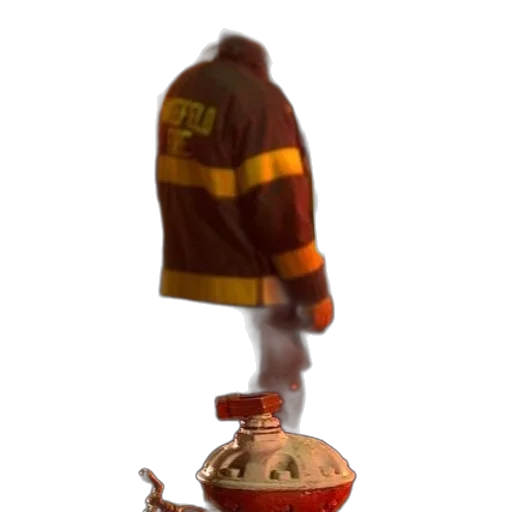 jacket, hat, food, staff transparent PNG cut-out