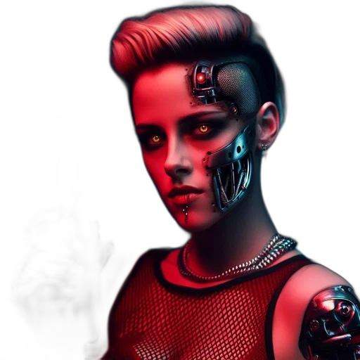 robot, cyberpunk, concept art, comic book art transparent PNG cut-out