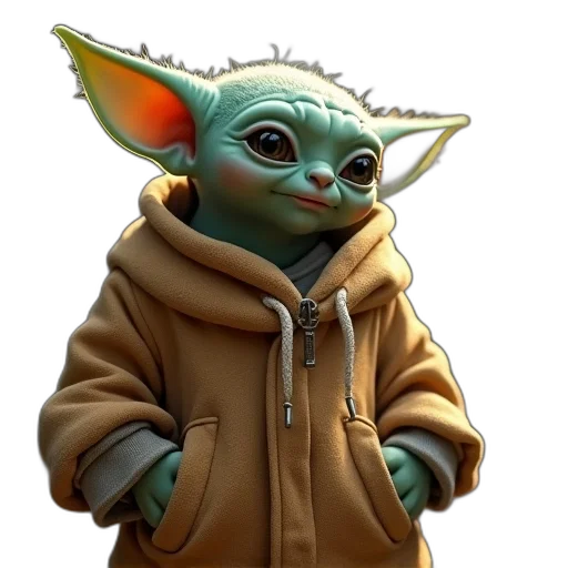 jacket, staff, animal, creature transparent PNG cut-out