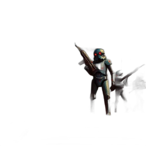robot, dragon, weapon, sword transparent PNG cut-out