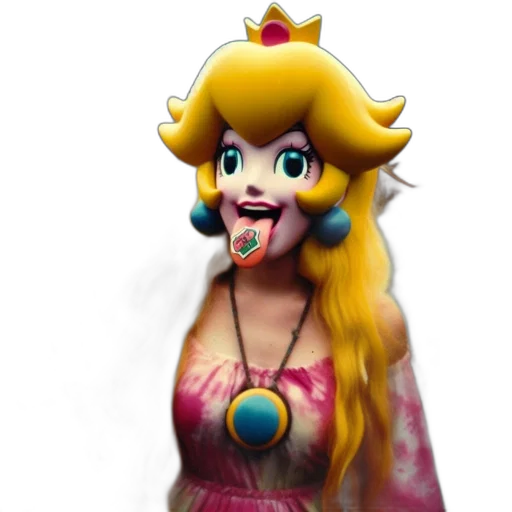dress, crown, jewelry, staff transparent PNG cut-out