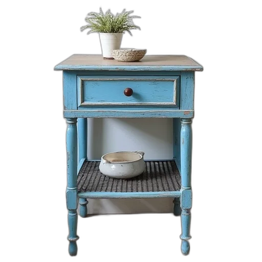 furniture, 3d render, blue, pastel transparent PNG cut-out