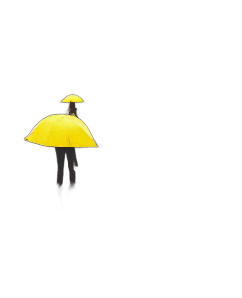 umbrella, hat, staff, dress transparent PNG cut-out