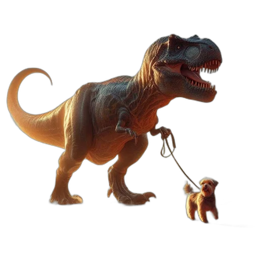animal, creature, dragon, 3d render transparent PNG cut-out