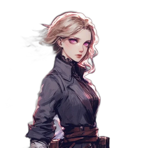 jacket, staff, weapon, sword transparent PNG cut-out